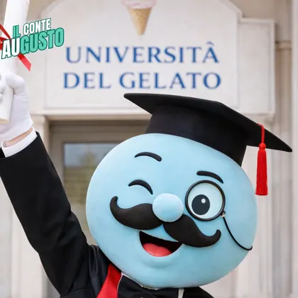 Dal fumetto del Conte Augusto: la laurea all'Università del Gelato